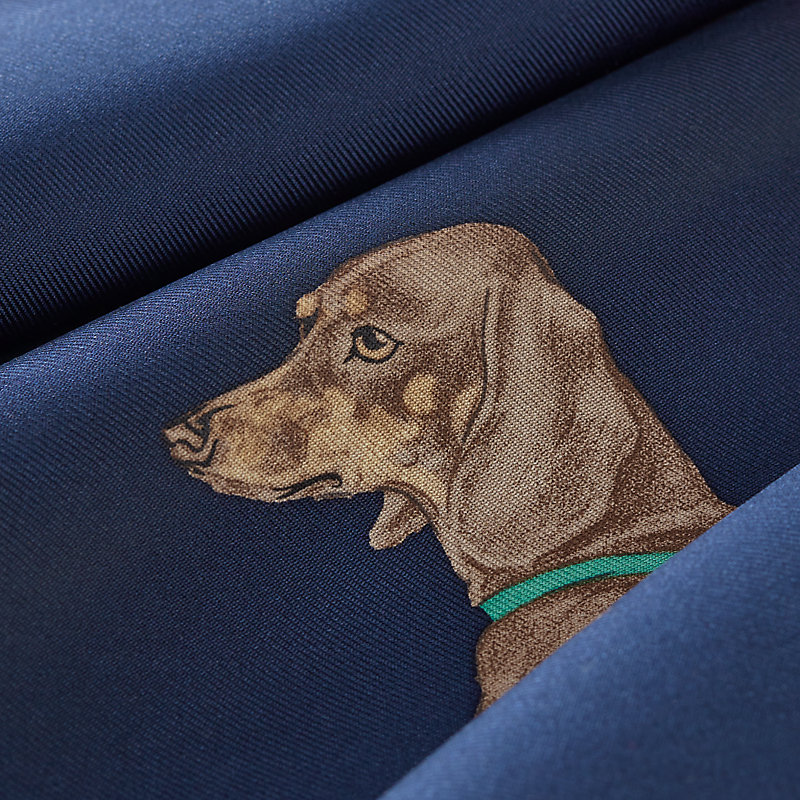 Les Bassets scarf 45 - Orange | Hermès Australia